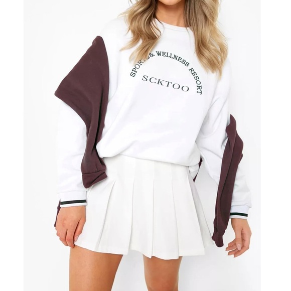 Women's Pleated Tennis Skirts High Waisted with Shorts Size Medium - Picture 3 of 6